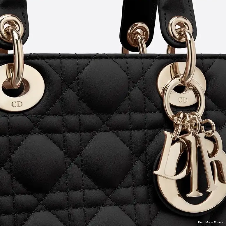 Cheap My Black Lady Bag Lambskin Cannage ABCDior Dior 0405 Hot Sale